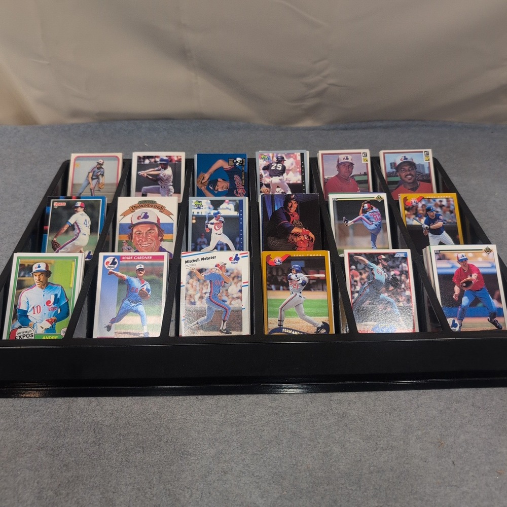 Montreal Expos Baseball ~300 Card Bulk Lot Topps Donruss Score Upper Deck - Picture 1 of 2